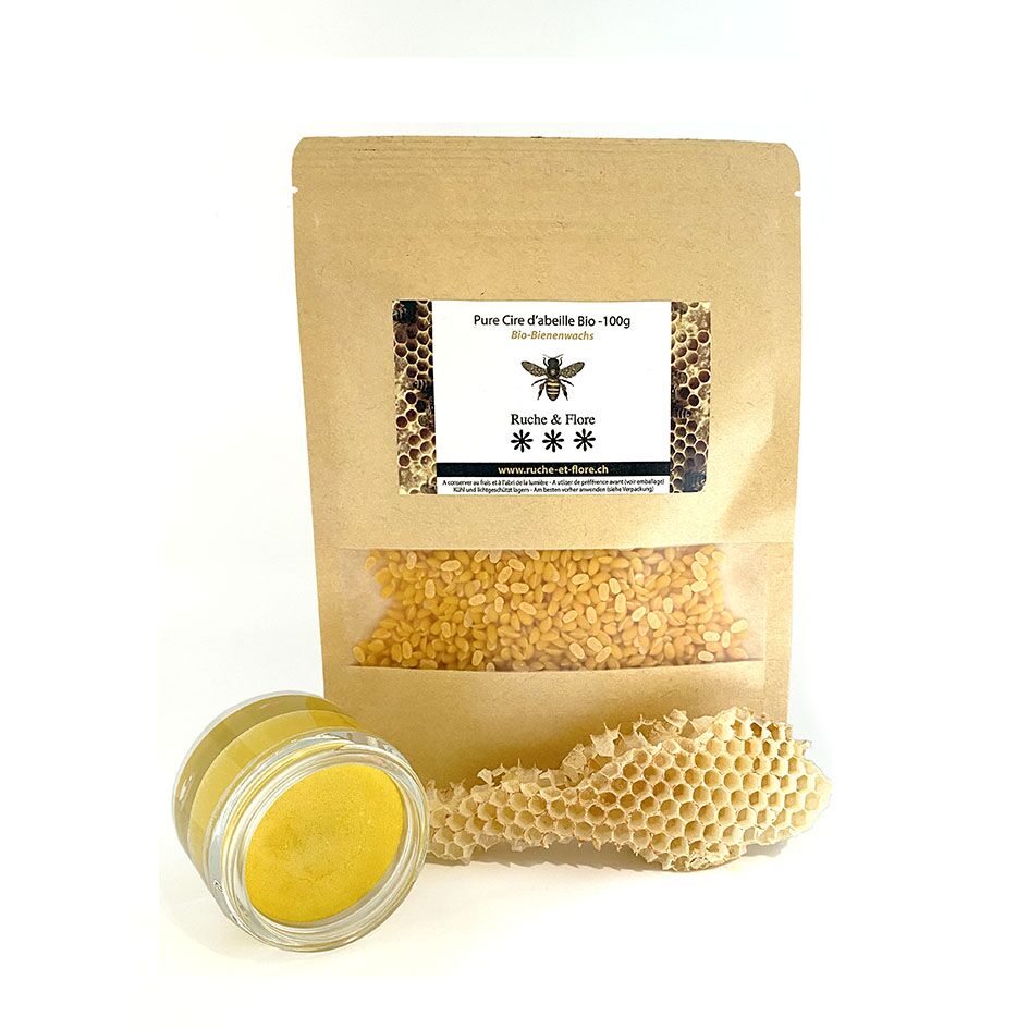 VIKY® Pastilles de cire d'abeille 500 g, cire d'abeille 100 % naturelle, cire  d'abeille bio pour les cosmétiques, idéales pour les produits cosmétiques,  les lingettes en cire d'abeille, le savon, le 